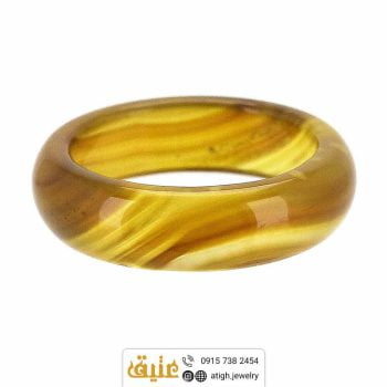 حلقه عقیق سلیمانی معدنی سایز ۵۷ | سایت جواهری عتیق: atigh.jewelry