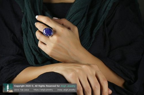 خرید انگشتر لاجورد افغان