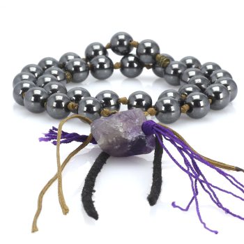 خرید تسبیح کلکسیونی حدید و آمتیست